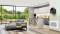 Aire acondicionado blanco 42QZY en un salón luminoso