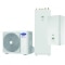 The image shows the Carrier XP Energy range of split air-to-water heat pump